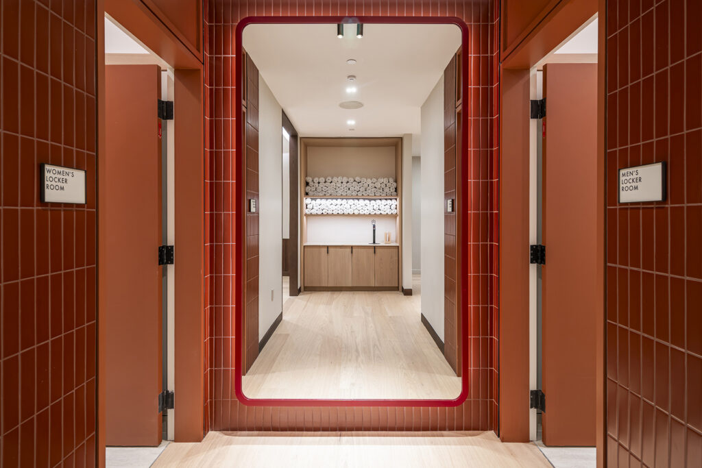 Fitness Center Bathroom Entrance